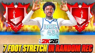 *NEW* 7&rsquo;0 &ldquo; STRETCH BIG&rdquo; W/ 99 STRENGTH & 90+ 3PT Is UNSTOPPABLE In RANDOM REC On NBA 2K26&hellip;.