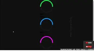 Pure CSS Circular Progress Bar Html CSS & SVG
