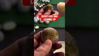 NEVER USE SOAP AGAIN! (Golf Ball Cleaning Secret!) #golf