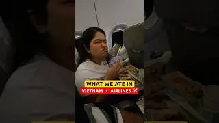 HONEST food Review of Vietnam Airlines 🇻🇳✈️ #Ytshorts #Shorts #Travel