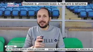 Siamo Aquile del 15 gennaio - Il calciomercato del Palermo tra Magnani, Johnsen e Tramoni