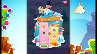 Candy Crush Saga Level 6395 - Without paying for Boosters Gameplay
