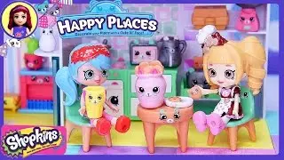 Shopkins Happy Places Blind Boxes Kitchen Decorator Pack Setup Review Silly Play - Kids Toys
