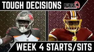 Toughest Start/Sit Decisions - Week 4 - 2019 Fantasy Football Advice