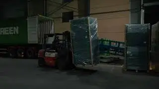 shipping : wire mesh decking factory in China&nbsp;#cagepallet&nbsp;#stacked&nbsp;#palletcage#wiredeck