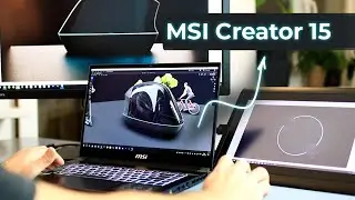 Laptop for Designers!!! I Designed a Car with it (MSI Creator 15 Laptop Review)
