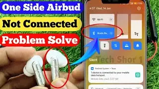 One side airbud not connecting problem solve | One Side airbud not working problem solve