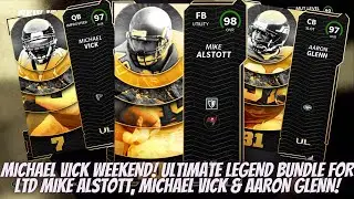 MICHAEL VICK WEEKEND! ULTIMATE LEGEND BUNDLE FOR LTD MIKE ALSTOTT, MICHAEL VICK & AARON GLENN!