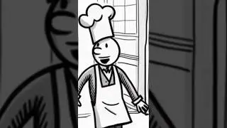 stickman becomes a crazy shef                         #stickmanadventures.