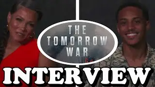 Keith Powers and Jasmine Mathews Talk New Film &lsquo;The Tomorrow War&rsquo; and Aliens on Earth