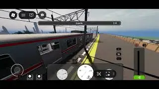 Manggarai- Jakarta Kota aku mengendarai kereta api TM 6000