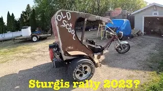 Custom repowered VW trike!  This thing is sketchy!!