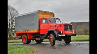 Magirus Deutz Mercur 125 A LKW Oldtimer Veteranenhalle Baubulle V6 luftgek&uuml;hlt