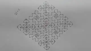21-1 dots simple and easy diwali rangoli muggu