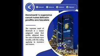 Denmark supreme court rules Bitcoin profits are taxable #denmark #bitcoin #crypto #kait