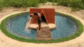 Digging & Building the Most Amazing Villa House Swimming Pool