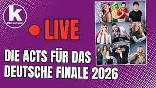 Das deutsche Finale 2026: Das sind die 9 Acts für den Vorentscheid