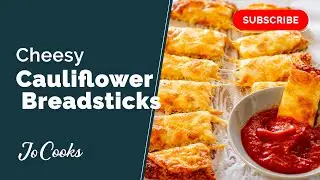 Cheesy Cauliflower Breadsticks
