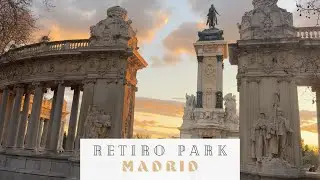 Exploring Madrid in One Day | Retiro Park, Puerta de Alcal&aacute; & Night Eats 🌙