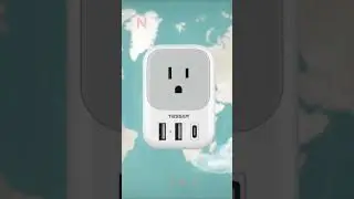 TESSAN 2-Prong to 3-Prong Adapter &ndash; Multi Plug Outlet Extender with USB Ports!