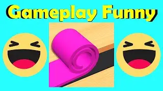 Color Roll 3D - Gameplay Noob with Hacks - Funny  moments 😆