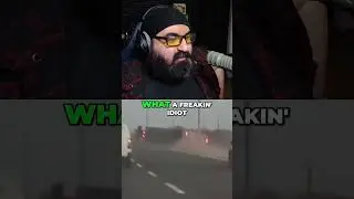 Брат разбил свой грузовик из вредности.