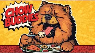 Chow Chow enjoying meal | Chow Buddies