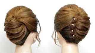 Bridal Updo Tutorial. Hairstyles For Long Hair
