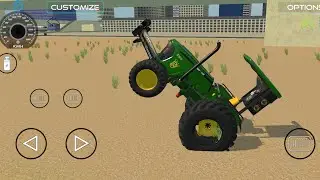 Tractor game video | tractor tochan king | John deere Offroading game video #tractor #games