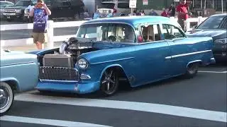 1955 Chevy Twin Turbo Pro Street Drag Car Dreamgoatinc Classic Muscle and Race Cars