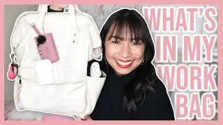 What's in My Work Bag 2020 | Anello Backpack