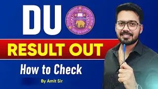 DU Round 1 Out 🔥 | Delhi University CSAS Portal 1 Round Seat Allocation Out🔥