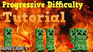 How to Create Infinite Progressive Difficulty - Minecraft Map Making Tutorial