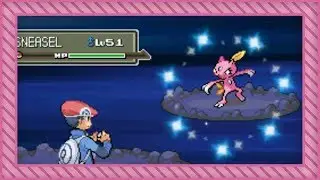 [LIVE] Shiny Sneasel after only 331 REs in Platinum + Evolution {Repel Trick}