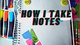 How I take notes| BDS student