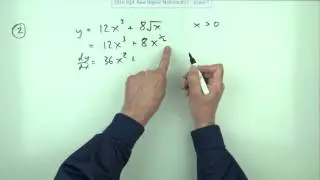 2016 New Higher Mathematics  paper 1 number 2