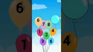nine balloons 💕🎈🎈 #shorts #funny #number #balloon