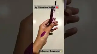 My Glamm FREE survey lipstick in the shade submarining💫🤩