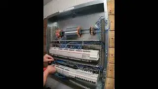 Wiring this KNX lighting and blind control panel #controlpanel #wiring #electrical #knx