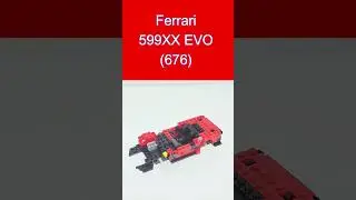 #shorts - ReoBrix - Ferrari 599XX EVO (676) #lego #mouldking #reobrix #speedbuild