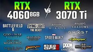 RTX 4060 против RTX 3070 Ti | Тест в 15 играх | 1440p