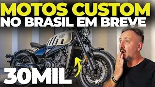 De 30 a 40 mil: novas MOTOS CUSTOM CHEGANDO em BREVE no BRASIL