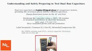 How To Test A Dual Run Capacitor With A Multimeter &ndash; AC Fan/Compressor Troubleshooting