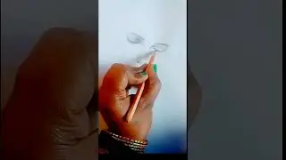 draw beautiful girl face 😍🥰 easy freehand drawing #drawing #howtodrawface #easydrwaing