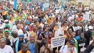Côte d’Ivoire : grande mobilisation des #ivoiriens à l’appel du 09 Août | non au 4eme mandat 
