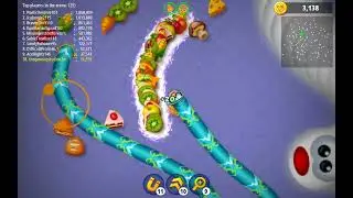 Worms zone gameplay #12