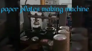 Douby puss batan paper plates making machines