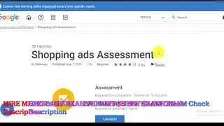 How to Pass Google Ads Shopping Certification | Answers 2021 | July 2021 Get this done in just $5