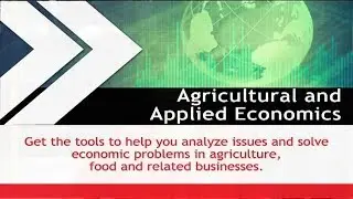 What is Agricultural & Applied Economics?