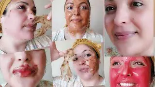 روتين مطرطق قبل العرس 😱 بشرة صافية، وجه مورّد، وشفايف كيحمقو! بلا صالون ولا فلوس زايدة 💥